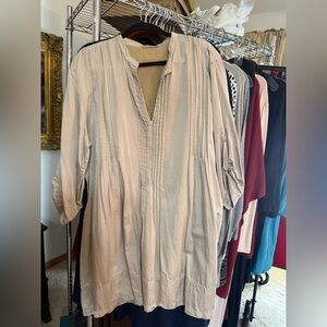 CP Shades Beige V-Neck Tunic